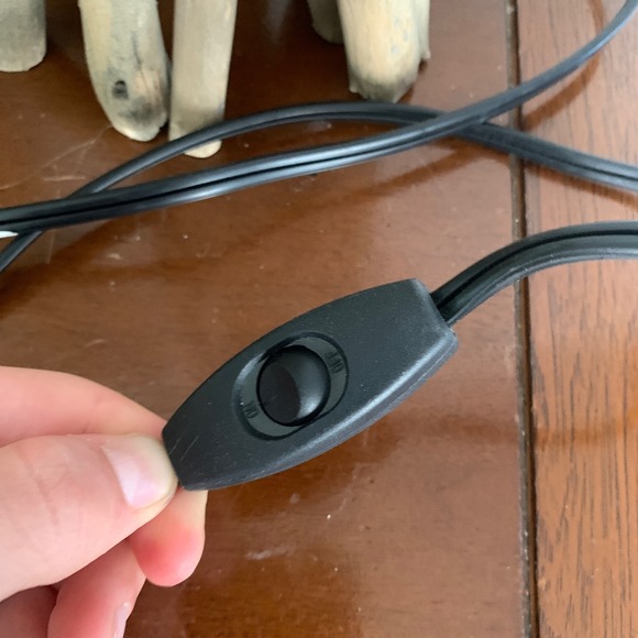 Natural Driftwood Table Lamp Coastal Rustic Wood Branch Accent Light 21" - Picture 8 of 8